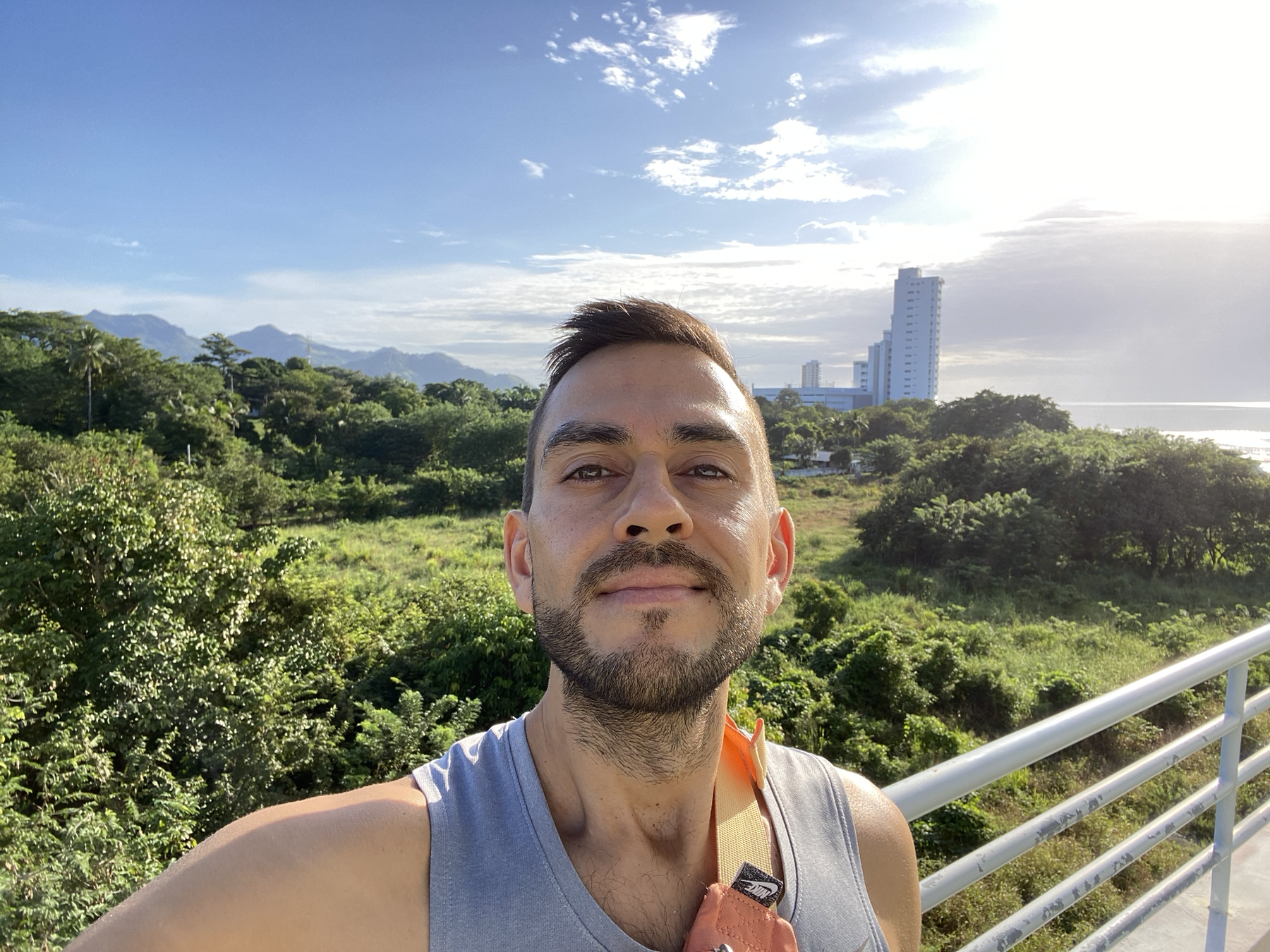 Sean Ali looking over Panama during a season of building online business systems